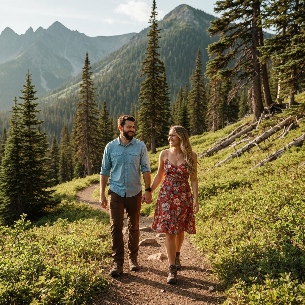 Walking together after engagement